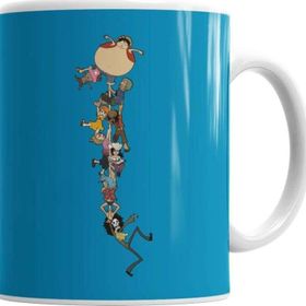 Baskı Dükkanı KB982 One Piece Luffy Mugiwara Porselen Kupa Bardak