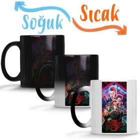 Baskı Dükkanı KB9829 Stranger Things Stranger Things Porselen Kupa Bardak