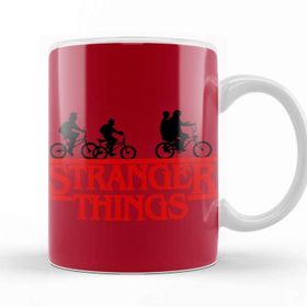 Baskı Dükkanı KB9830 Stranger Things 0 Porselen Kupa Bardak