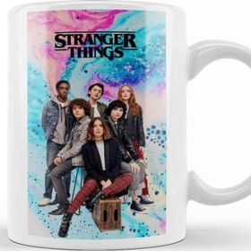 Baskı Dükkanı KB9830 Stranger Things 0 Porselen Kupa Bardak