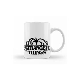 Baskı Dükkanı KB9832 Stranger Things Demogorgon Logo Porselen Kupa Bardak