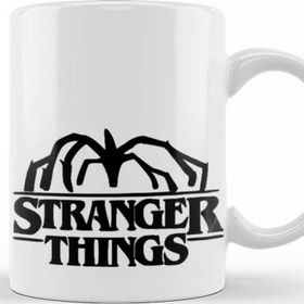 Baskı Dükkanı KB9832 Stranger Things Demogorgon Logo Porselen Kupa Bardak