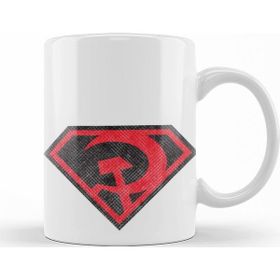 Baskı Dükkanı KB9837 Superman Red Son Superman Porselen Kupa Bardak