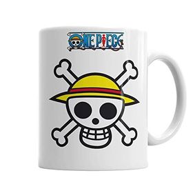 Baskı Dükkanı KB984 One Piece Jolly Roger Porselen Kupa Bardak