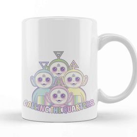 Baskı Dükkanı KB9847 Teletubbies Porselen Kupa Bardak