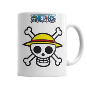 Baskı Dükkanı KB985 One Piece Jolly Roger Porselen Kupa Bardak