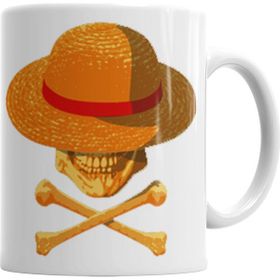 Baskı Dükkanı KB986 One Piece Full Skull Porselen Kupa Bardak