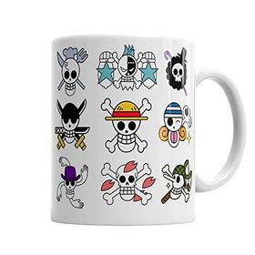 Baskı Dükkanı KB986 One Piece Full Skull Porselen Kupa Bardak
