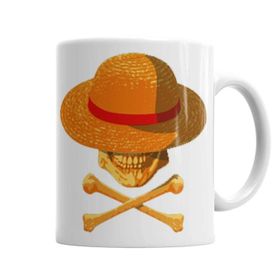 Baskı Dükkanı KB986 One Piece Full Skull Porselen Kupa Bardak