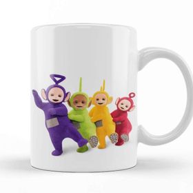 Baskı Dükkanı KB9863 The Teletubbies Porselen Kupa Bardak