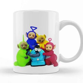 Baskı Dükkanı KB9863 The Teletubbies Porselen Kupa Bardak