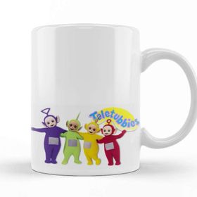 Baskı Dükkanı KB9863 The Teletubbies Porselen Kupa Bardak