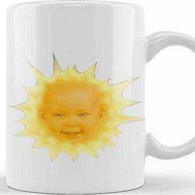 Baskı Dükkanı KB9864 The Teletubbies Sun Porselen Kupa Bardak