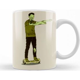 Baskı Dükkanı KB9865 The Walking Zombie Porselen Kupa Bardak
