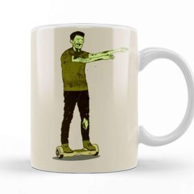 Baskı Dükkanı KB9865 The Walking Zombie Porselen Kupa Bardak