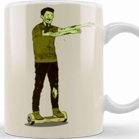 Baskı Dükkanı KB9865 The Walking Zombie Porselen Kupa Bardak