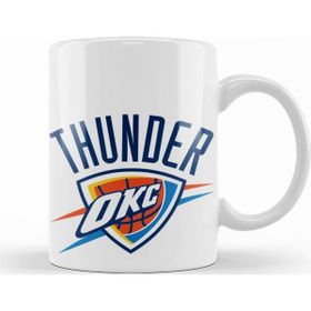 Baskı Dükkanı KB9868 Thunder Okc Logo Porselen Kupa Bardak
