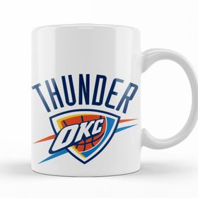 Baskı Dükkanı KB9868 Thunder Okc Logo Porselen Kupa Bardak