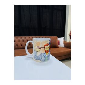 Baskı Dükkanı KB9873 Van Gogh Van Goghing Porselen Kupa Bardak