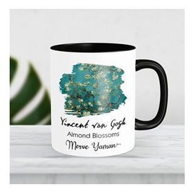 Baskı Dükkanı KB9873 Van Gogh Van Goghing Porselen Kupa Bardak