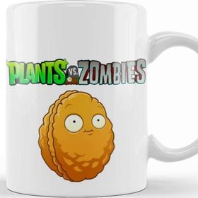 Baskı Dükkanı KB9875 Wall Nut Plants Ve Zombies Porselen Kupa Bardak