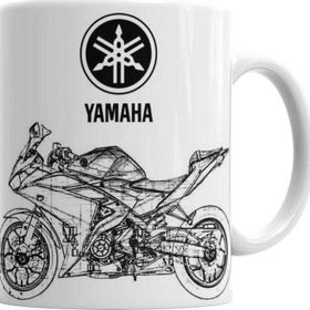 Baskı Dükkanı KB9880 Yamaha Yzf R25 Porselen Kupa Bardak
