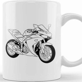 Baskı Dükkanı KB9880 Yamaha Yzf R25 Porselen Kupa Bardak