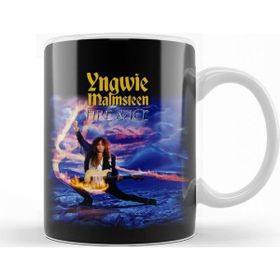 Baskı Dükkanı KB9883 Yngwie Malmsteen Porselen Kupa Bardak