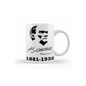 Baskı Dükkanı KB9888 19 Mayıs Atatürk Porselen Kupa Bardak
