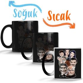 Baskı Dükkanı KB9899 Addams Family Forever Porselen Kupa Bardak