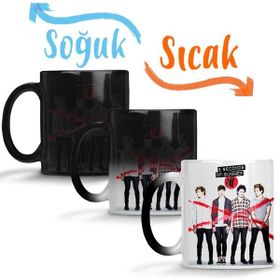 Baskı Dükkanı KB99 5sos 5 Seconds Of Summer Porselen Kupa Bardak