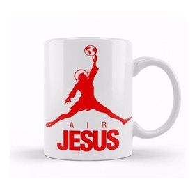 Baskı Dükkanı KB9906 Aie Jesus Porselen Kupa Bardak