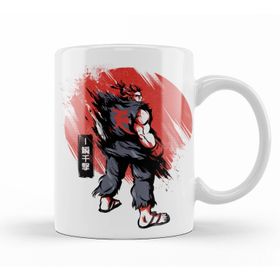Baskı Dükkanı KB9914 Akuma Great Demon Porselen Kupa Bardak