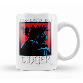 Baskı Dükkanı KB9917 Akuma Powered By Anger Porselen Kupa Bardak