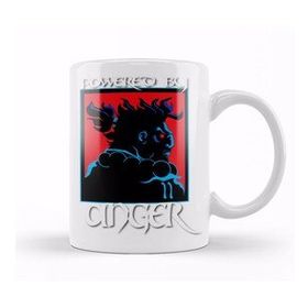 Baskı Dükkanı KB9917 Akuma Powered By Anger Porselen Kupa Bardak