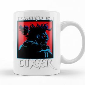 Baskı Dükkanı KB9917 Akuma Powered By Anger Porselen Kupa Bardak