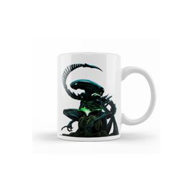 Baskı Dükkanı KB9921 Alien Porselen Kupa Bardak
