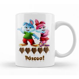 Baskı Dükkanı KB9930 Amor E Pascoa Porselen Kupa Bardak