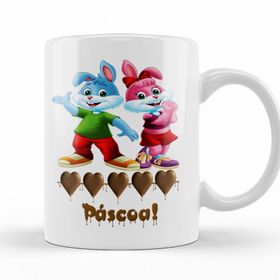 Baskı Dükkanı KB9930 Amor E Pascoa Porselen Kupa Bardak