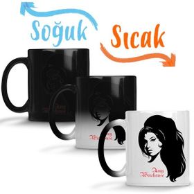 Baskı Dükkanı KB9934 Amy Winehouse Porselen Kupa Bardak