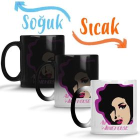 Baskı Dükkanı KB9934 Amy Winehouse Porselen Kupa Bardak