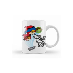 Baskı Dükkanı KB9937 Angry Bird Box Porselen Kupa Bardak