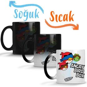 Baskı Dükkanı KB9937 Angry Bird Box Porselen Kupa Bardak