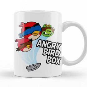 Baskı Dükkanı KB9937 Angry Bird Box Porselen Kupa Bardak