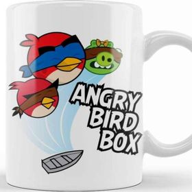 Baskı Dükkanı KB9937 Angry Bird Box Porselen Kupa Bardak