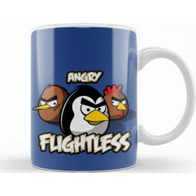 Baskı Dükkanı KB9938 Angry Birds Angry Flightless Porselen Kupa Bardak