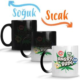 Baskı Dükkanı KB9939 Angry Birds Angry Buds Porselen Kupa Bardak