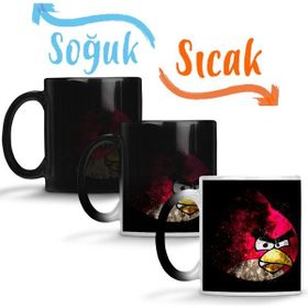 Baskı Dükkanı KB9939 Angry Birds Angry Buds Porselen Kupa Bardak