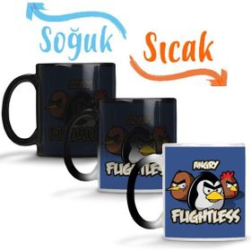 Baskı Dükkanı KB9940 Angry Birds Angry Flightless Porselen Kupa Bardak