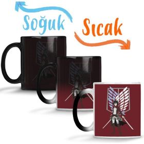 Baskı Dükkanı KB9977 Attack On Titan Mikasa Porselen Kupa Bardak